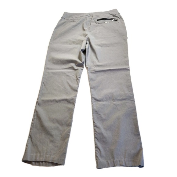 Jamie Sadock Womens Golf Pants Size 14 Gray Stretch Tennis Golf Zip Pockets - Picture 5 of 16